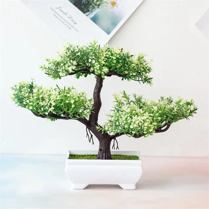 Artificial Bonsai Tree Plant potted Flower Decoration