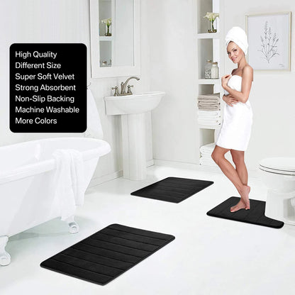 Super Absorbent Bath Mat Memory Foam Carpet