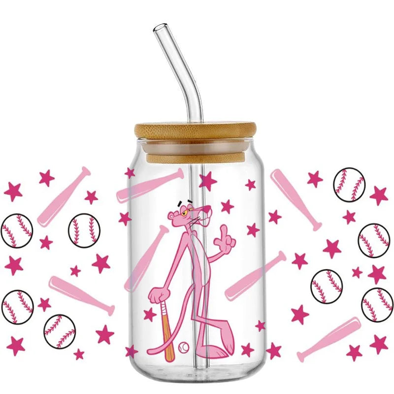 Miniso New pink design Stickers Waterproof  Mug