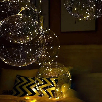 3set Transparent Led Balloons Light Up Balloons