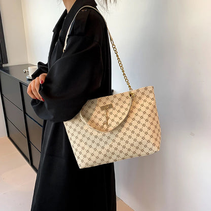 New Presbyopia Handbag Texture Soft Leather Large