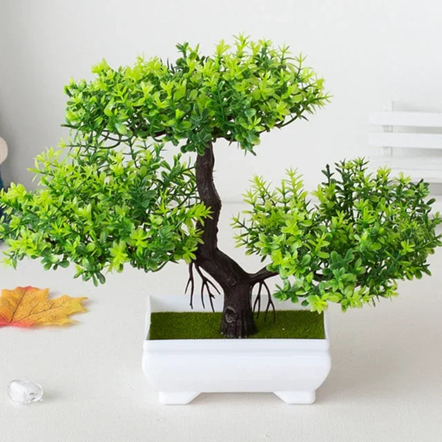 Artificial Bonsai Tree Plant potted Flower Decoration