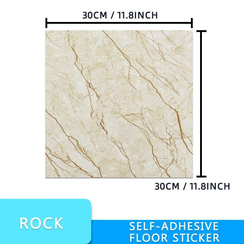 20/pcs PVC Imitation Marble Wall Stickers Self-adhesive Floor Stickers 30*30cm/30*60cm