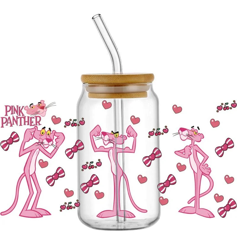 Miniso New pink design Stickers Waterproof  Mug
