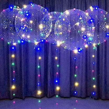 3set Transparent Led Balloons Light Up Balloons