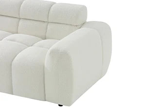 2-piece Sofa Set, Plush Cushioned Deep Seated Sofa