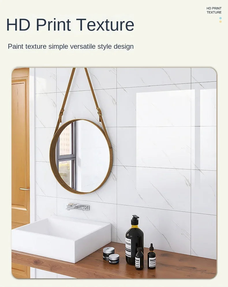 PVC Imitation Marble Stickers Self-adhesive Waterproof Bathroom l