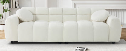 2-piece Sofa Set, Plush Cushioned Deep Seated Sofa