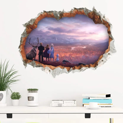 New Hot 3D PAW Children Cartoon Wall Stickers Waterproof Home Decoration Patrols For Kid's Room PVC DIY Vinyl Wallpaper Gifts