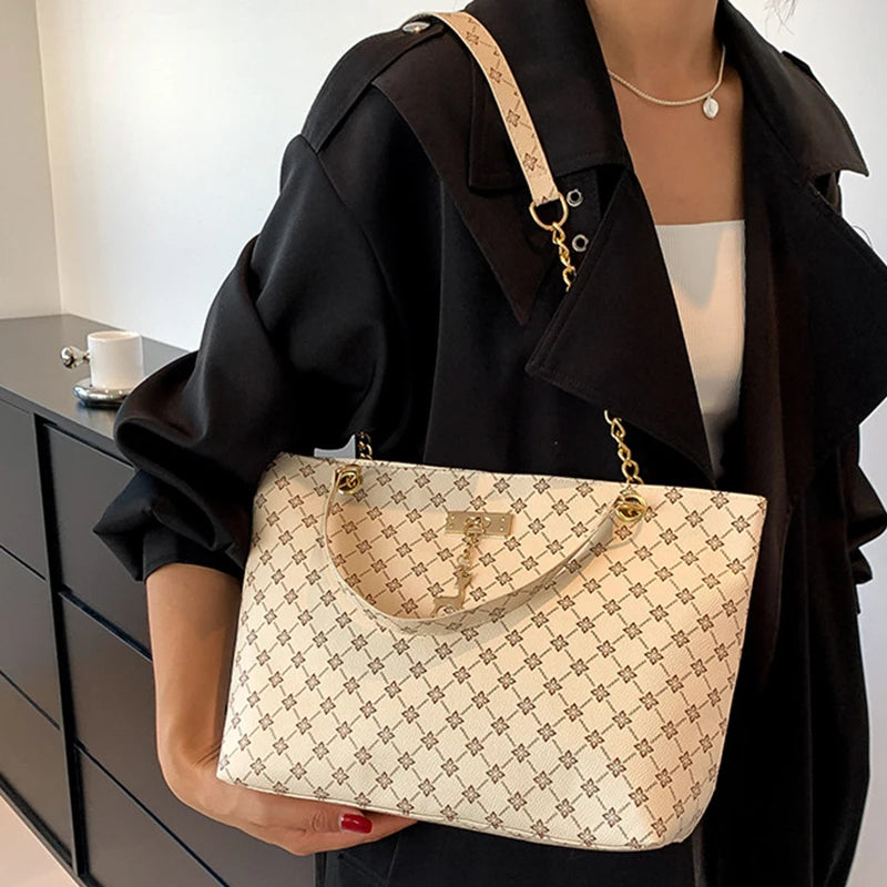 New Presbyopia Handbag Texture Soft Leather Large
