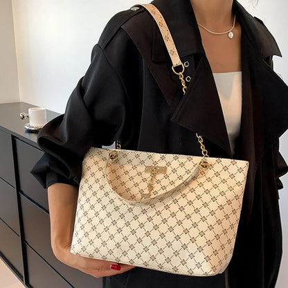 New Presbyopia Handbag Texture Soft Leather Large