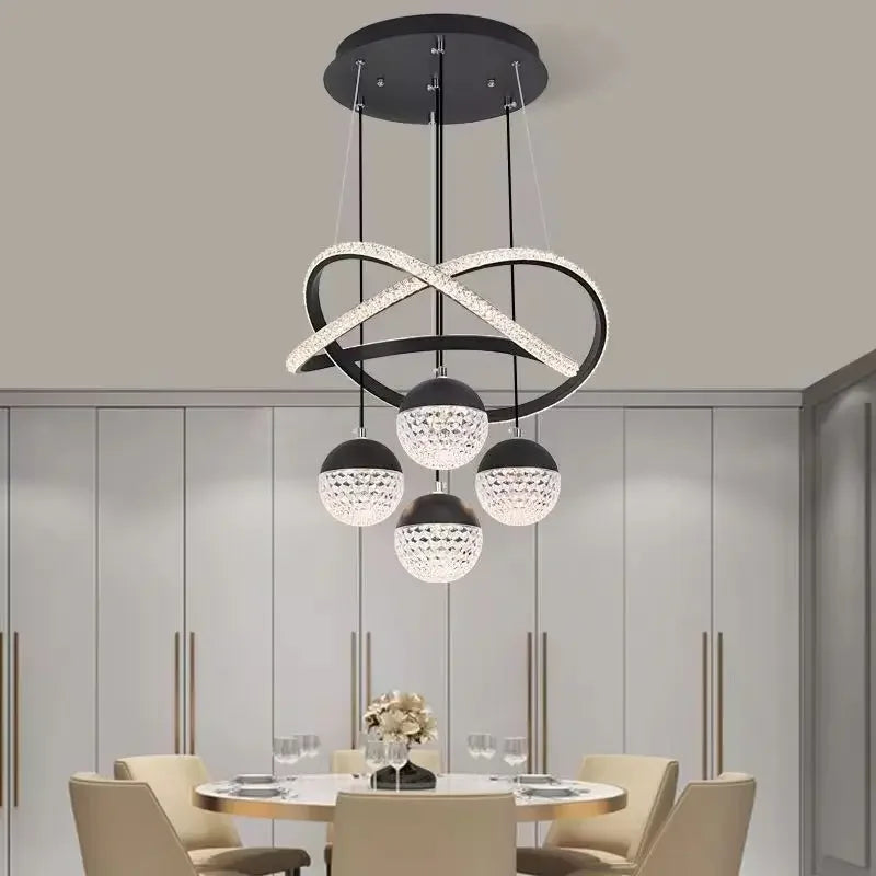 LED Lamp Dining Room Living Ring Dimmable Bedroom