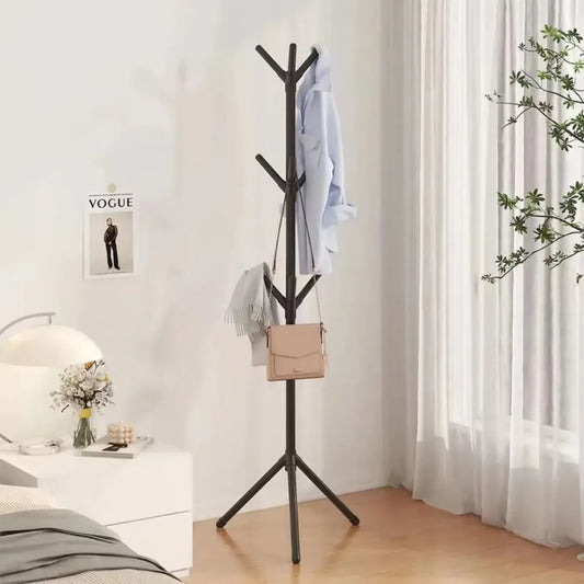 Clothes and Hats Rack Floor To Floor Bedroom Coat Hook