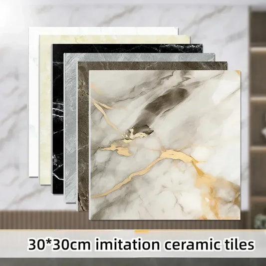 PVC Imitation Marble Stickers Self-adhesive Waterproof Bathroom l