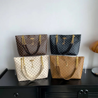 New Presbyopia Handbag Texture Soft Leather Large