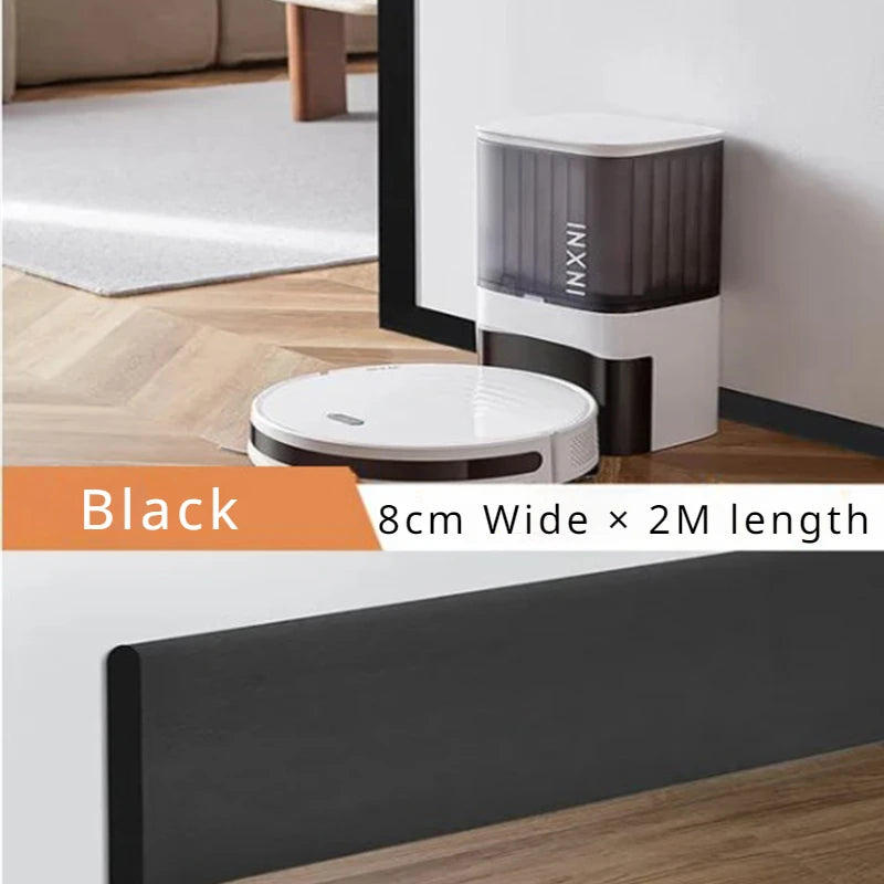 2M Waterproof enclosure Self adhesive Skirting Line 3D Wall Kid's Corner Line