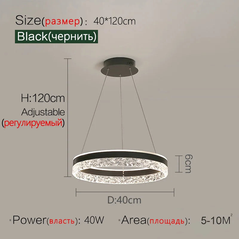 Modern LED Chandelier For Living Room Dining ,