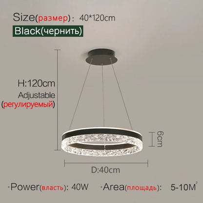 Modern LED Chandelier For Living Room Dining ,