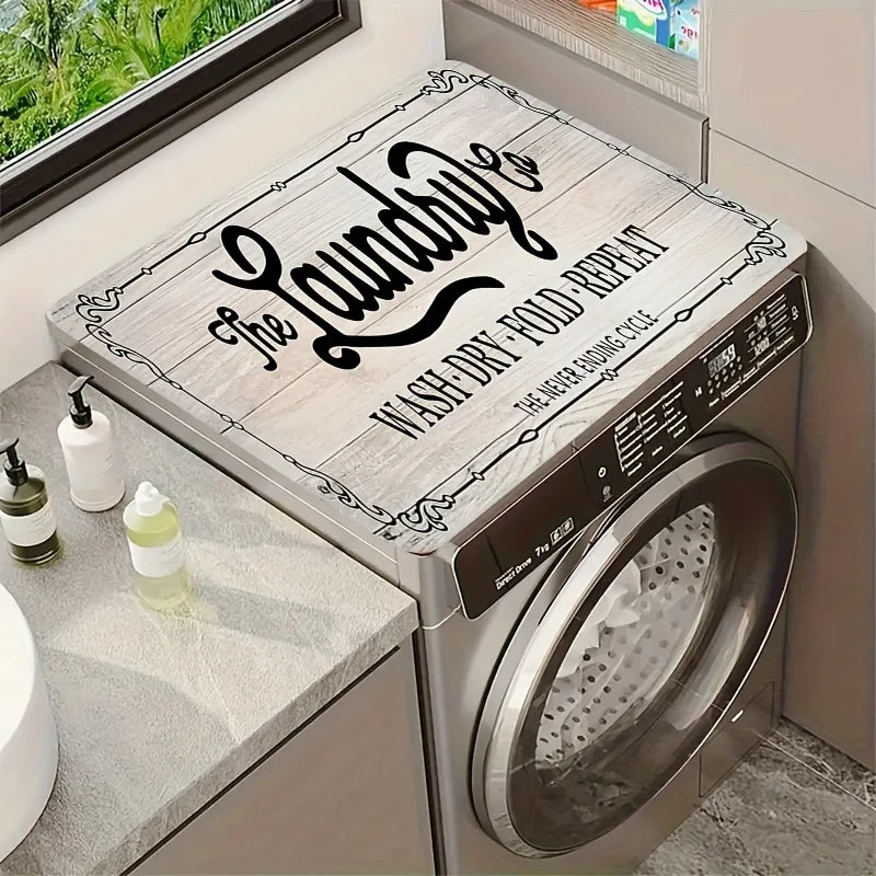 Alphabet Drain Pad Laundry Room  Absorbent Mat