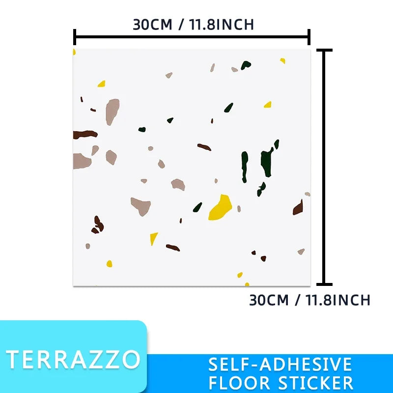 20/pcs PVC Imitation Marble Wall Stickers Self-adhesive Floor Stickers 30*30cm/30*60cm