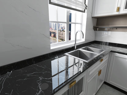 40cm Width Marble Self Adhesive Wallpaper Paper For Kitchen