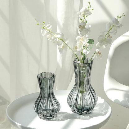 Glass Transparent Flower Vase  Table Decoration
