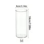 Glass Cylinder Vases Florals Container Flower Vase Cylinder Candle Holders for Slim Pillar Candles Wedding Candle Holders Decor