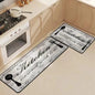 VIKAMA Kitchen Theme Floor Mat Non-slip Waterproof