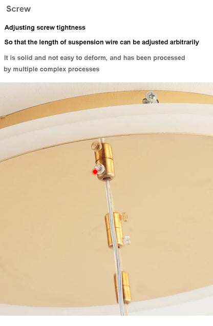 LED Lamp Dining Room Living Ring Dimmable Bedroom