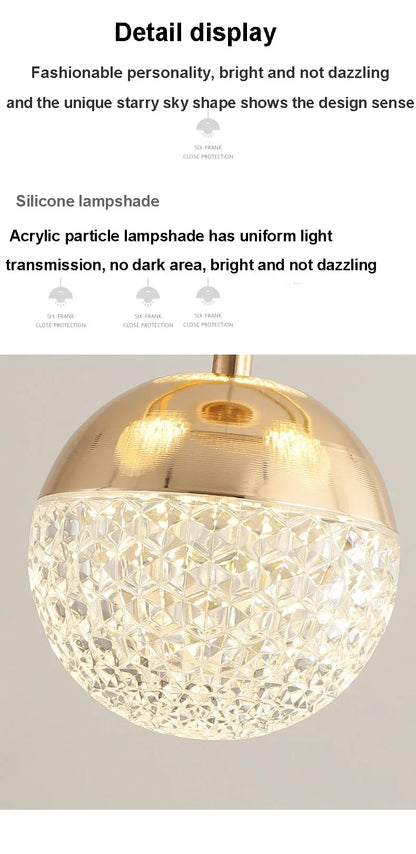 LED Lamp Dining Room Living Ring Dimmable Bedroom