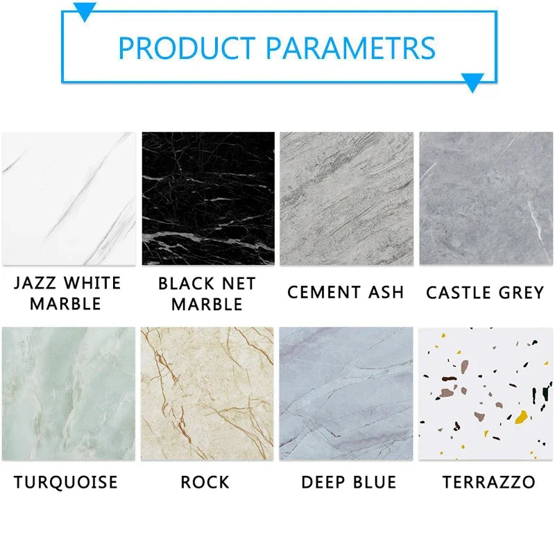 20/pcs PVC Imitation Marble Wall Stickers Self-adhesive Floor Stickers 30*30cm/30*60cm
