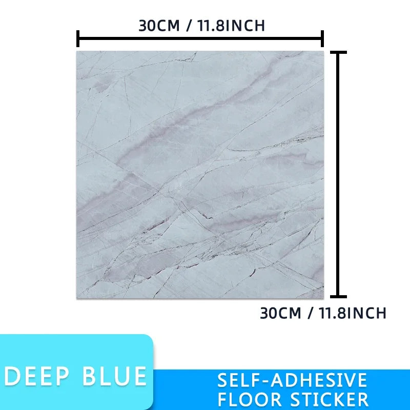 20/pcs PVC Imitation Marble Wall Stickers Self-adhesive Floor Stickers 30*30cm/30*60cm