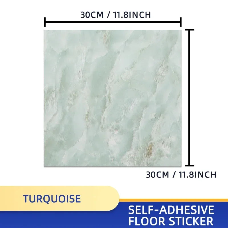 20pc PVC Imitation Marble Wall Stickers Self-adhesive Floor Stickers 30*30cm Waterproof Bathroom living Room Decoration Decals