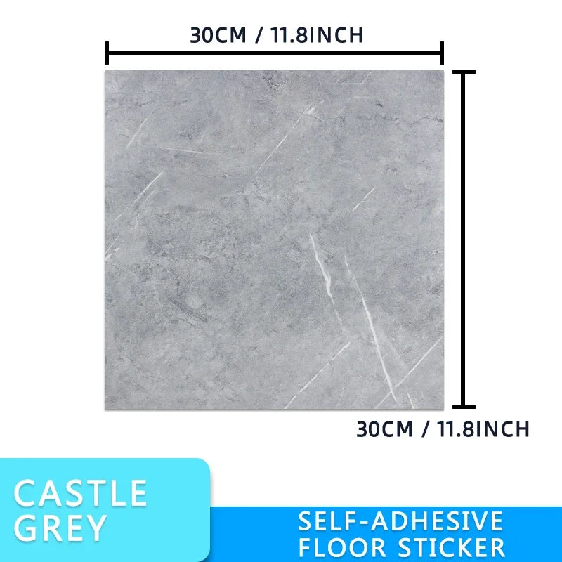 20/pcs PVC Imitation Marble Wall Stickers Self-adhesive Floor Stickers 30*30cm/30*60cm