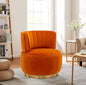Bucket Swivel Barrel Chairs For Living Room Set Of 2