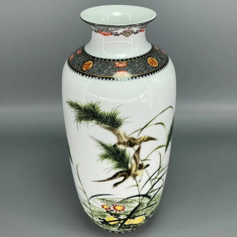 Jingdezhen Ceramic Vase Vintage Chinese Traditional Vases