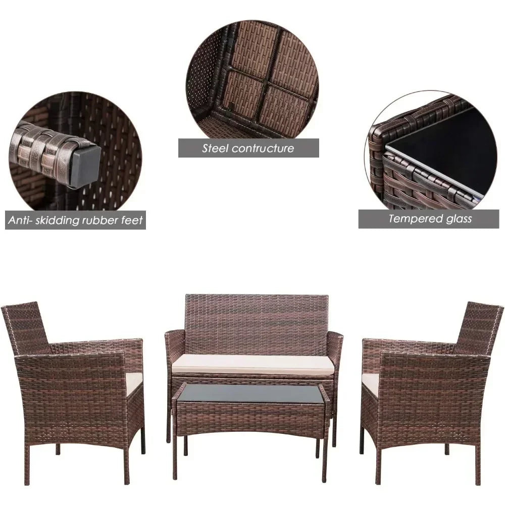Outdoor Indoor Backyard Porch Garden Poolside Balcony Sets