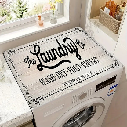 Alphabet Drain Pad Laundry Room  Absorbent Mat