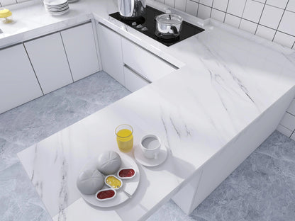 40cm Width Marble Self Adhesive Wallpaper Paper For Kitchen