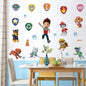 New Hot 3D PAW Children Cartoon Wall Stickers Waterproof Home Decoration Patrols For Kid's Room PVC DIY Vinyl Wallpaper Gifts