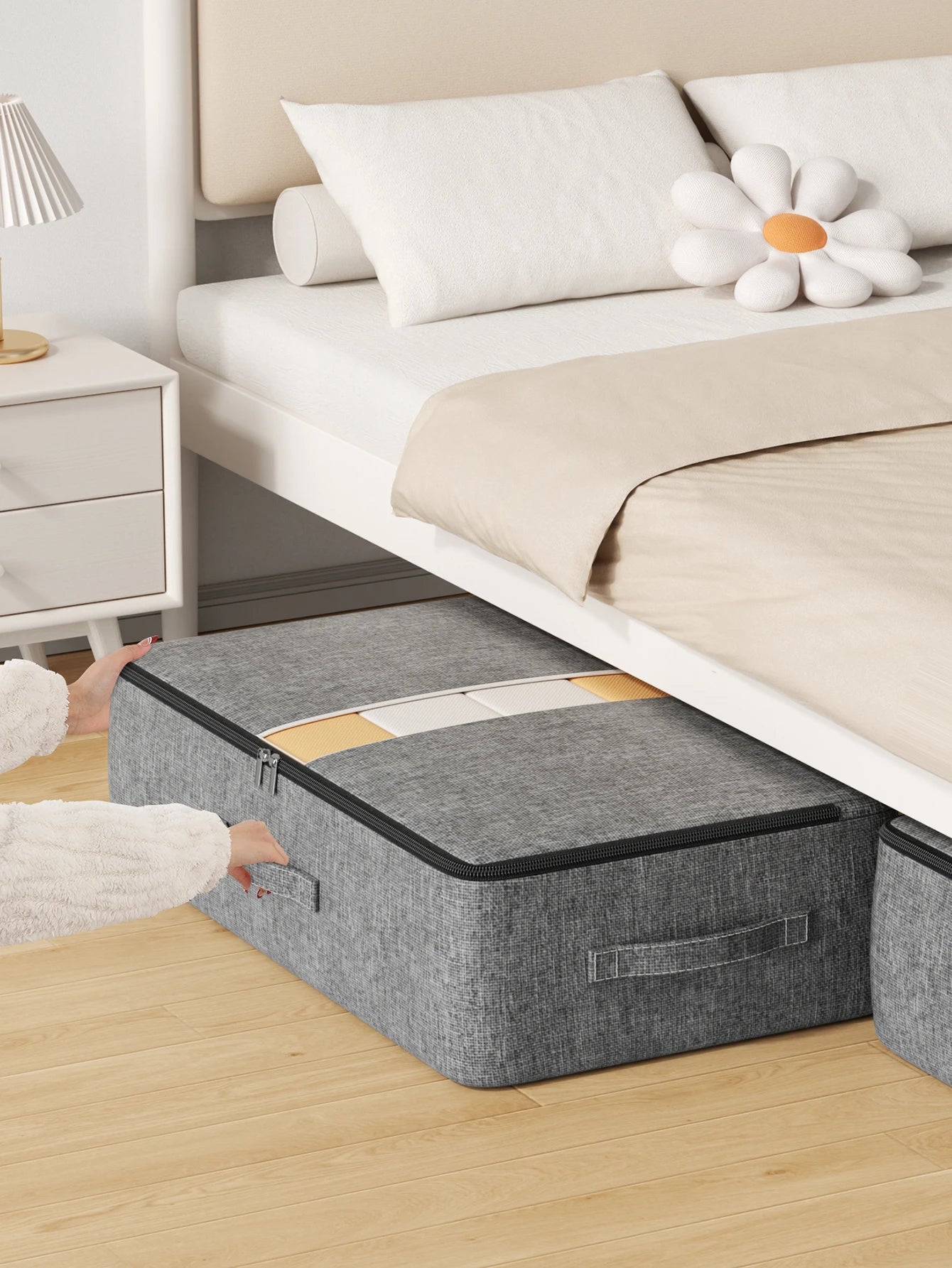 Extra-large capacity underbed clothing storage bag Quilt blanket