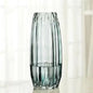 Nordic simple large glass vase transparent color