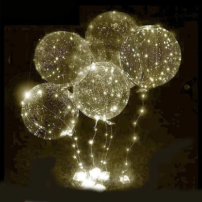 3set Transparent Led Balloons Light Up Balloons