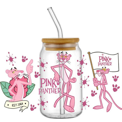 Miniso New pink design Stickers Waterproof  Mug