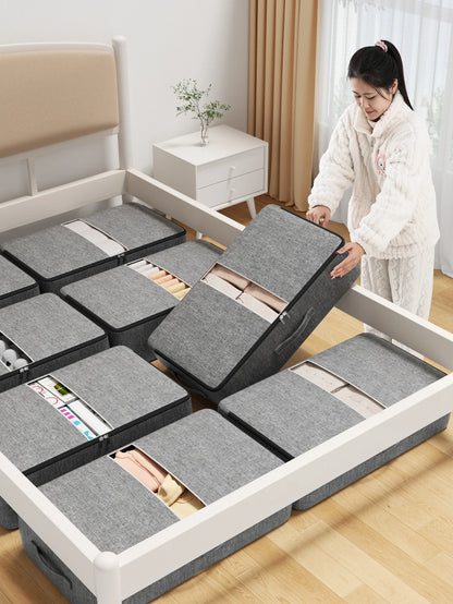 Extra-large capacity underbed clothing storage bag Quilt blanket