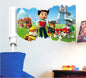 New Hot 3D PAW Children Cartoon Wall Stickers Waterproof Home Decoration Patrols For Kid's Room PVC DIY Vinyl Wallpaper Gifts