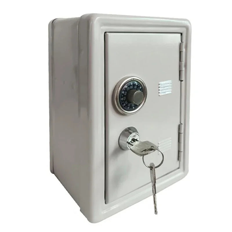 1Pc Mini Safe Box Piggy Bank Password Money Boxes Cash Coins Saving Box With Keys, Students Coin Piggy Bank Moneybox