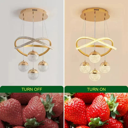 LED Lamp Dining Room Living Ring Dimmable Bedroom