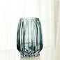Nordic simple large glass vase transparent color