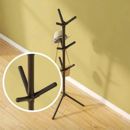 Clothes and Hats Rack Floor To Floor Bedroom Coat Hook